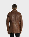 Daniel Men's Classic Leather Jacket | Brown